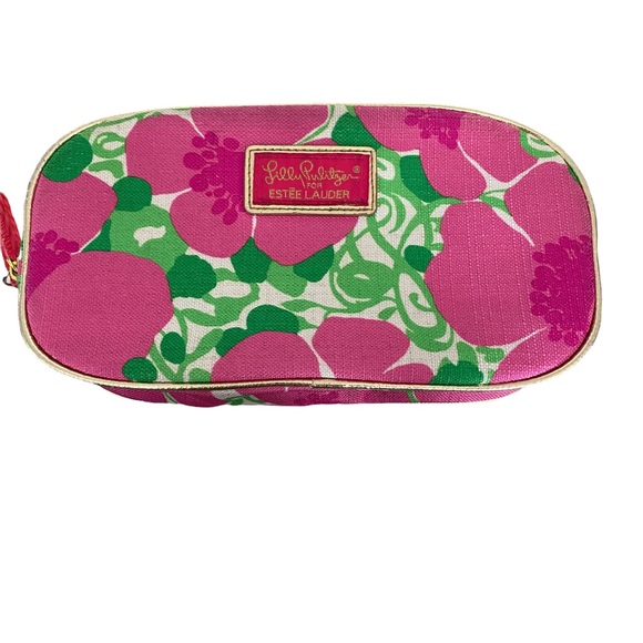 Lilly Pulitzer Handbags - Lily Pulitzer for Estée Lauder makeup bag pink and green